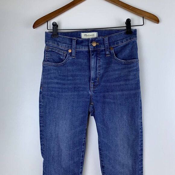 Madewell 9" Mid-Rise Skinny Jeans Pendale Wash Stretch Pants AF683 $128 Size 24 - Picture 3 of 7